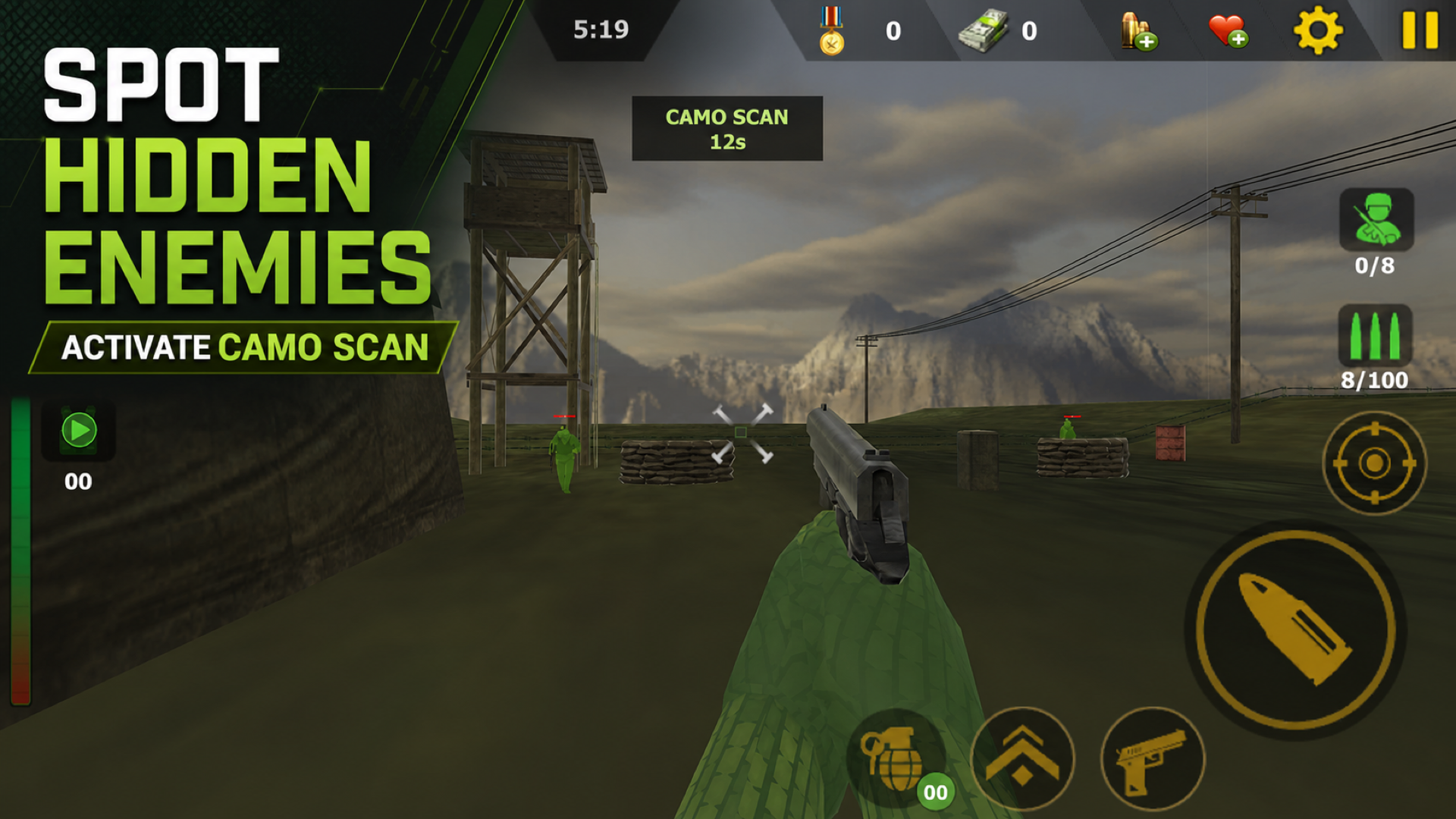 Chameleon Sniper: Offline FPS screenshot
