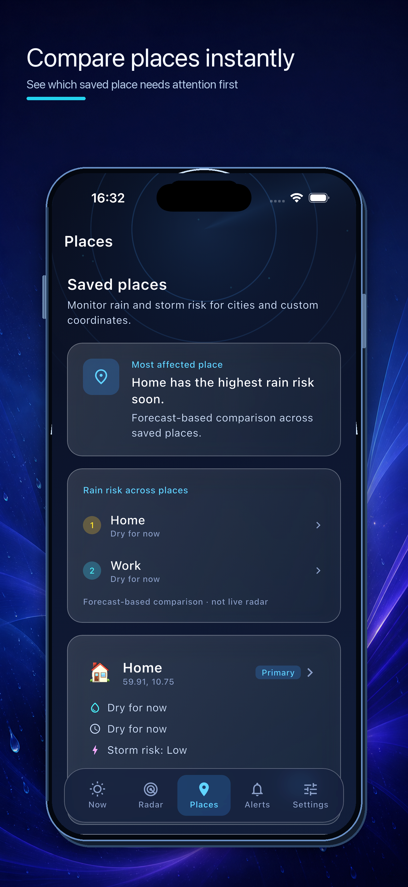 StormGuard Rain Alerts screenshot