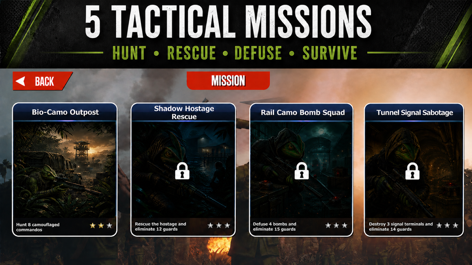 Chameleon Sniper: Offline FPS screenshot